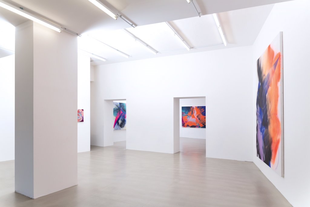 Laura Aberham, Ausstellungsansicht ‘Space’ – Galerie Rupert Pfab – 2019