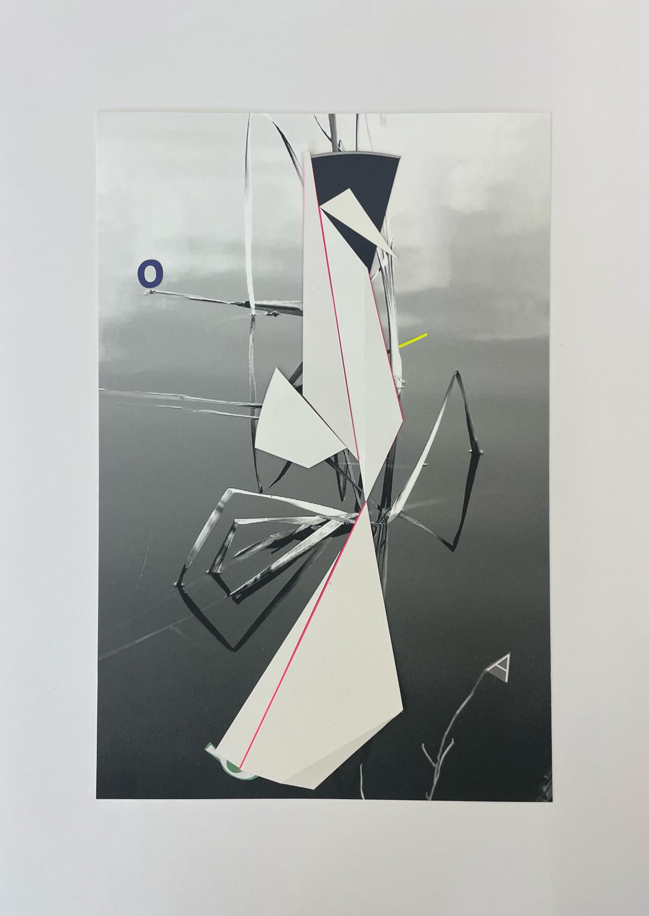 Der wanderer #2 , 30 x 20 cm , 2023 , digital print and collage