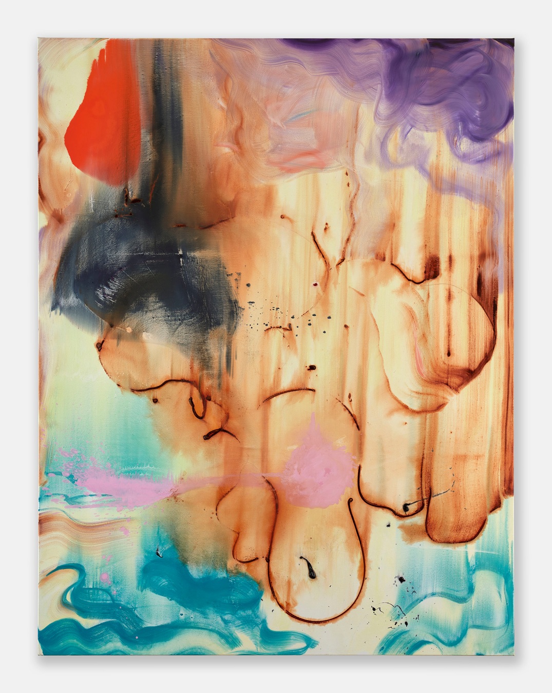 Aneta Kajzer, In the Atmosphere, 2026, 260 x 200 cm, Öl auf Leinwand, Foto Matthias Kolb