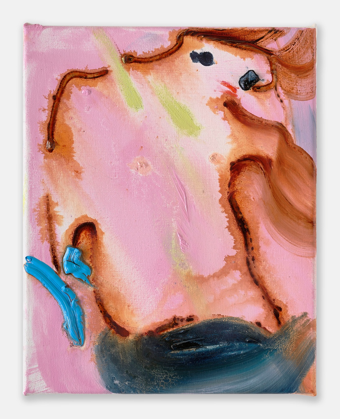 Aneta Kajzer, Verfehlung, 2026, 40 x 32 cm, Öl auf Leinwand, Foto Matthias Kolb